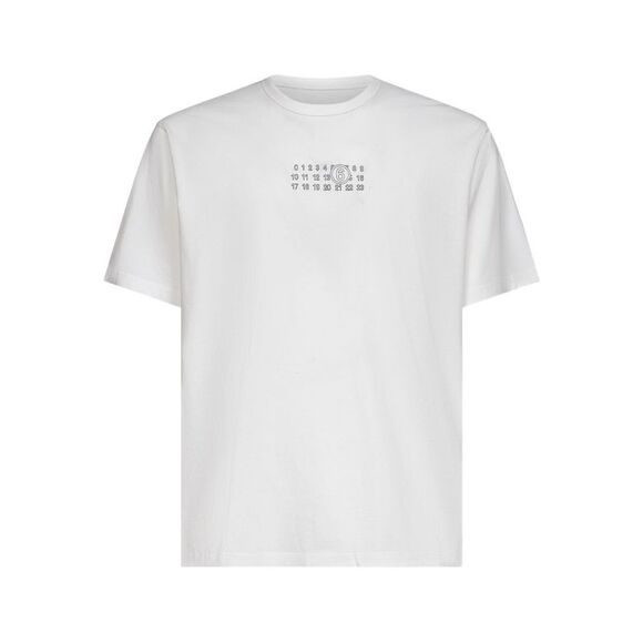 Mm6 Maison Margiela Men Logo Cotton T-Shirt